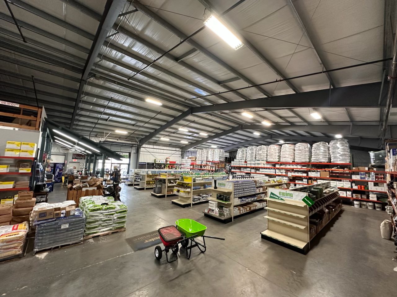 Retail supply store buildout, interior